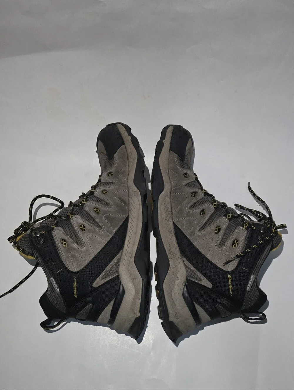 ​Eddie Bauer Redlodge Mid Hiking Boots Mens 11 Brown Waterproof Trail Shoes